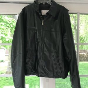 Black Real Leather Jacket!